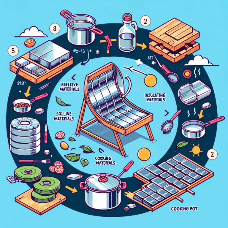 step by step solar cooker DIY tutorial