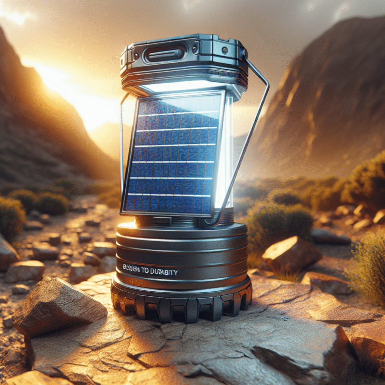 durable solar lanterns for rugged terrains