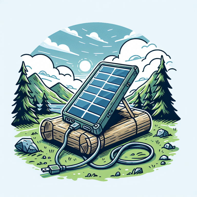 DIY solar phone charger for hiking trips