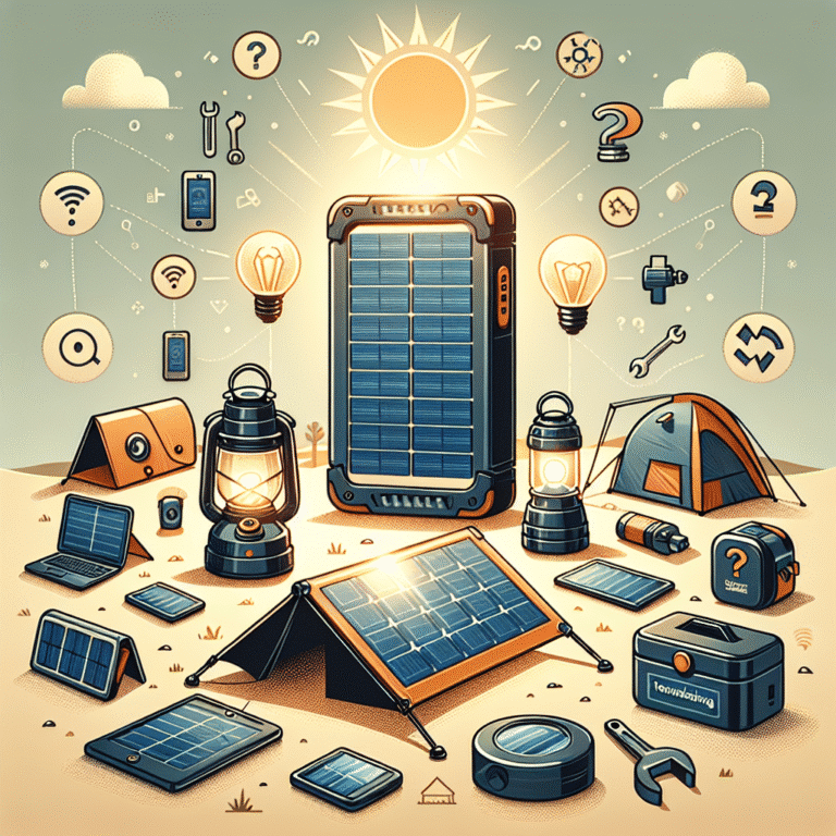 troubleshooting guide for solar camping gadgets