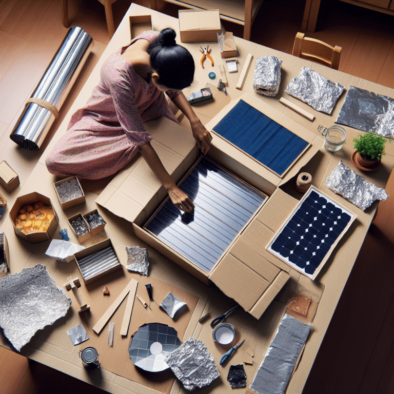 how to assemble a solar oven at home