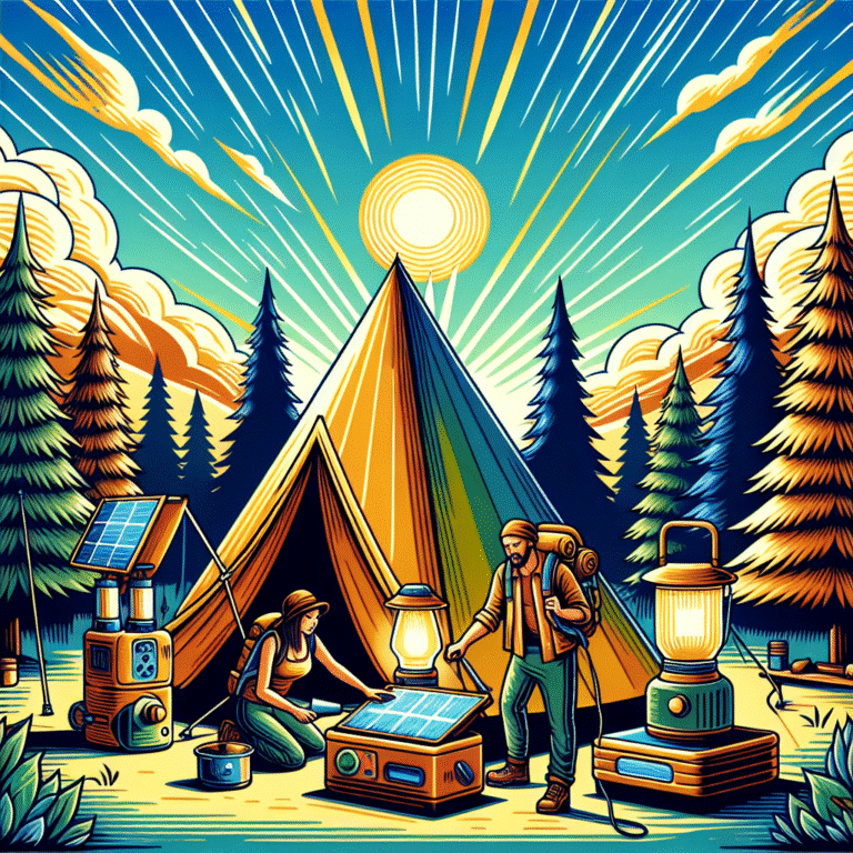 how to maintain solar camping gear outdoors