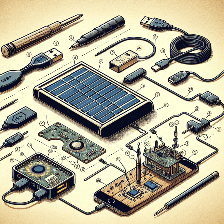 making a solar USB charger from scratch