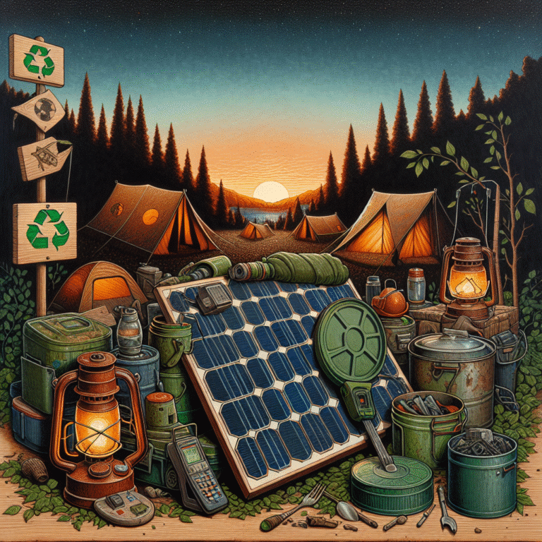 safe disposal tips for old solar camping gear