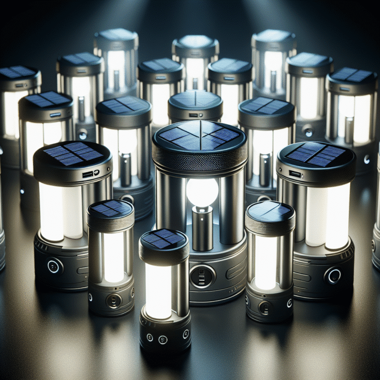 compact solar lanterns with USB charging features 2025