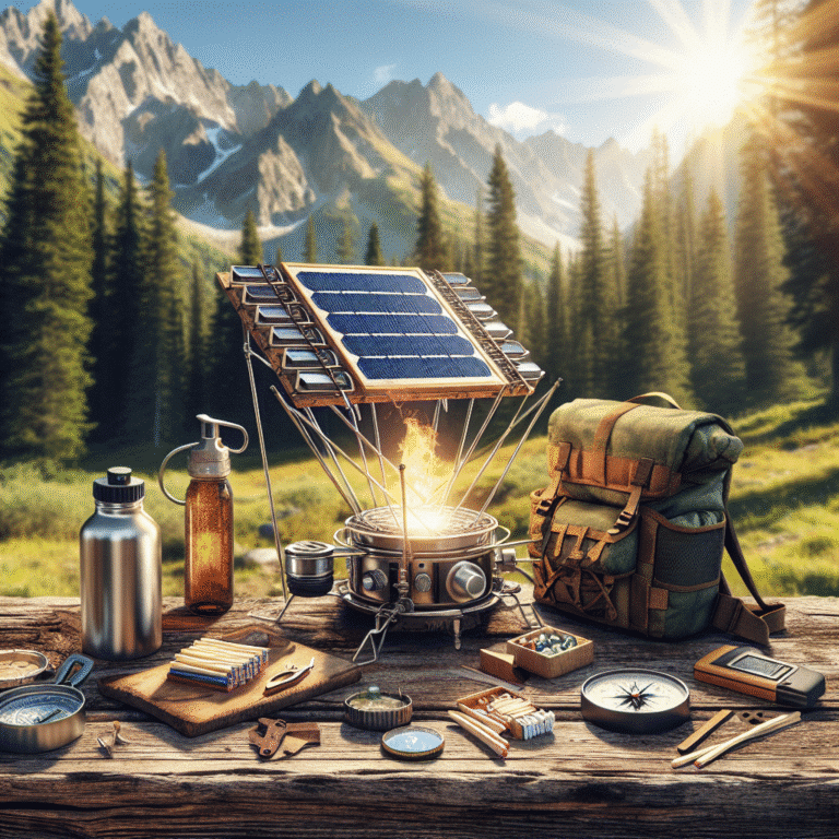 how to build a DIY solar camping stove