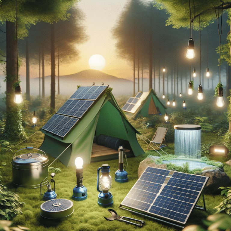 guide to eco-friendly solar camping accessories.