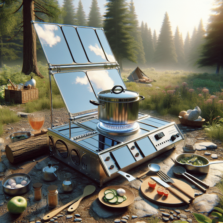 creating a compact solar stovetop for outdoor meals