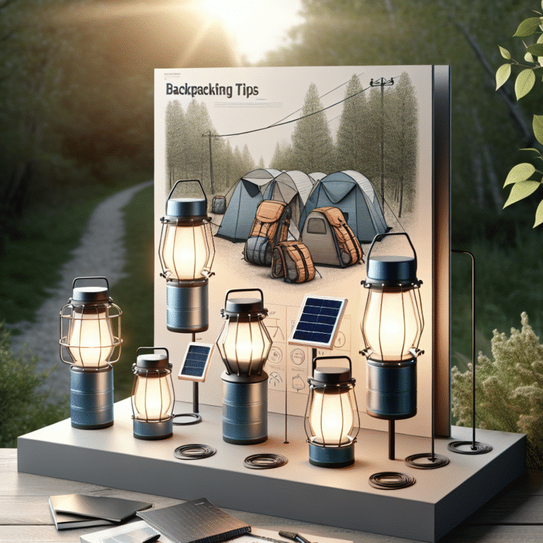 lightweight solar lanterns for backpacking trips