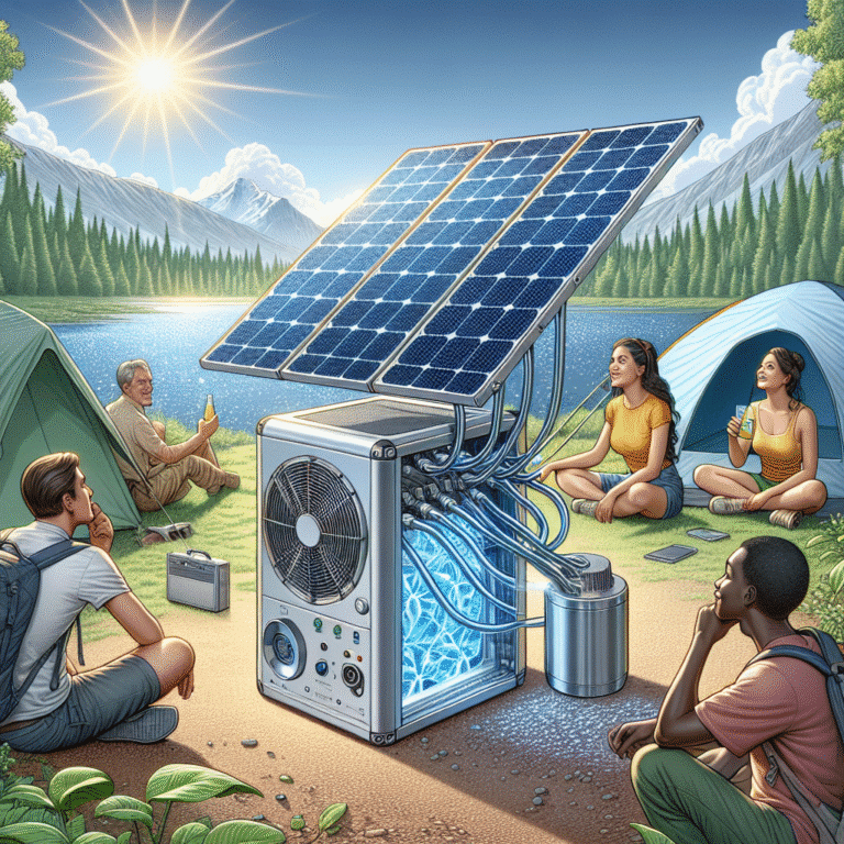 solar powered cooling system guide for campers