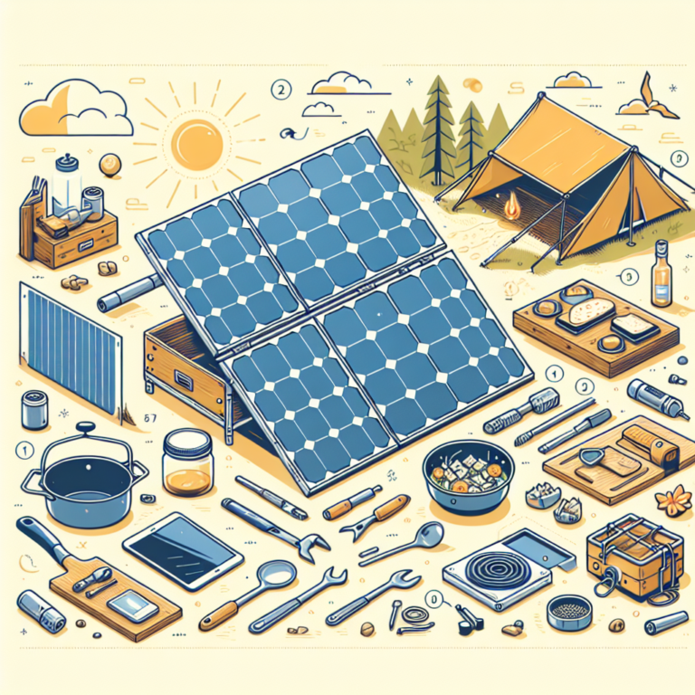 step-by-step solar camping stove project for beginners