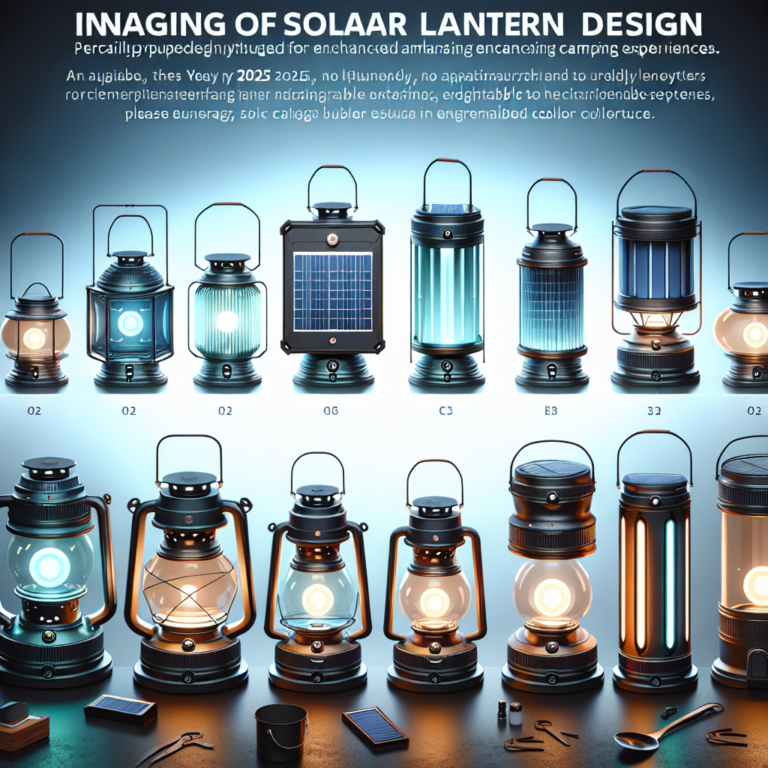innovative solar lantern designs for unique camping experiences 2025