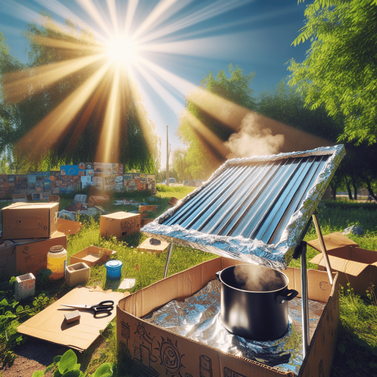 building an efficient solar cooker with simple materials