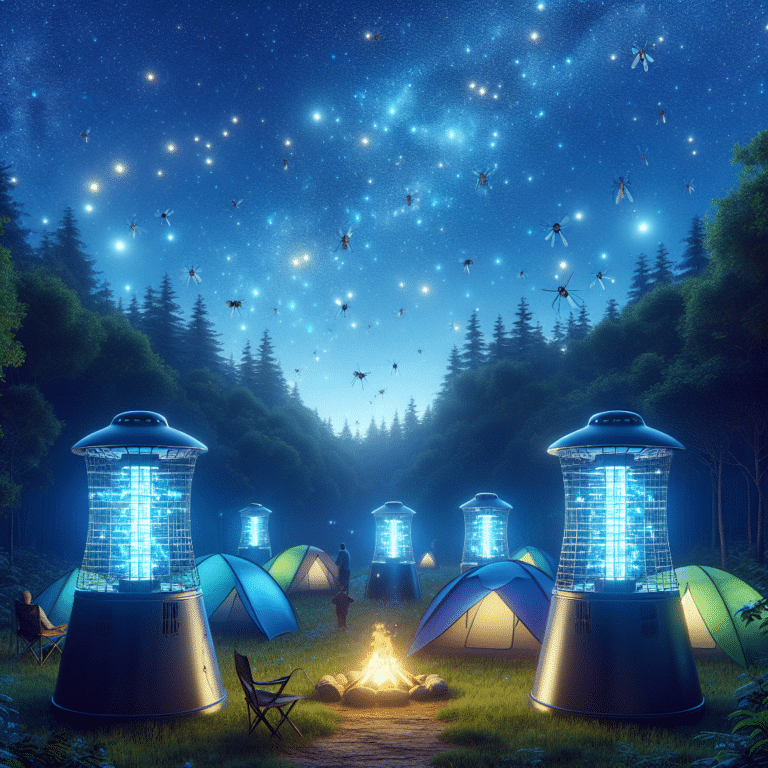 solar bug zappers for safe camping nights