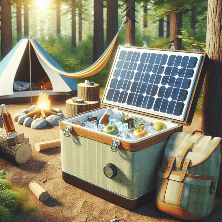 building your own solar cooler for camping