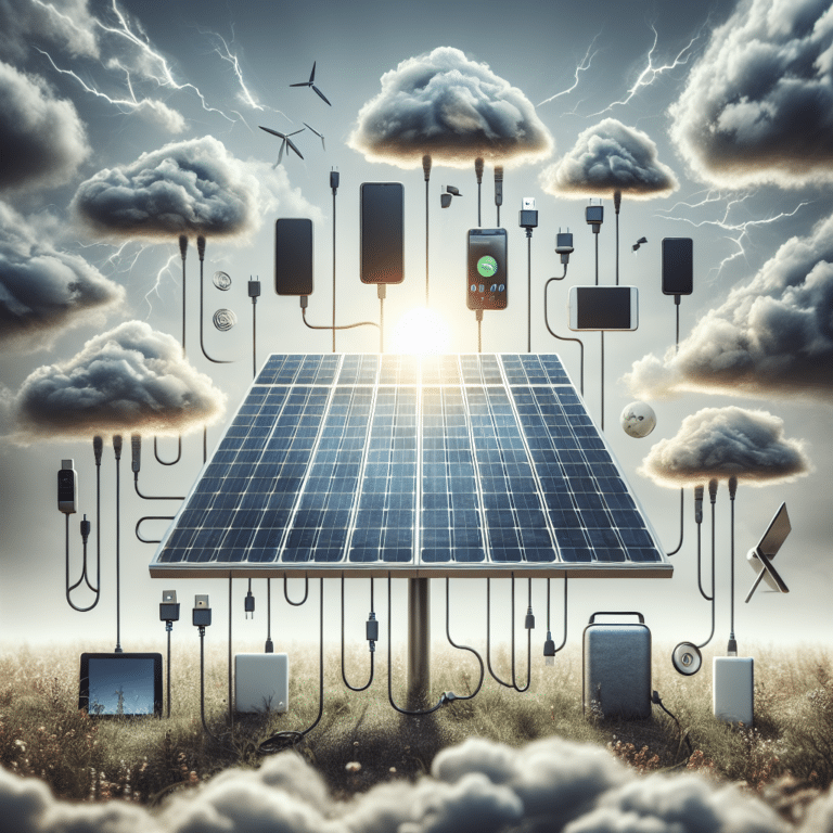 tips for charging solar devices on cloudy days