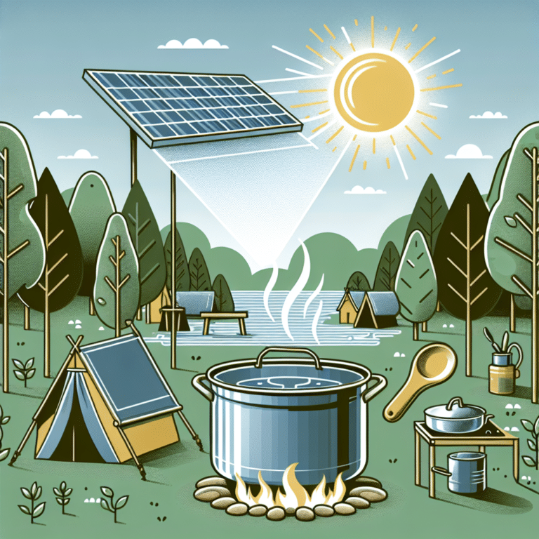 solar cooking pot for sustainable camping