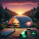 solar powered tents with USB charging