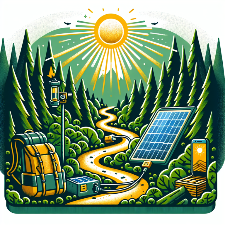 DIY solar phone charger for hiking trips