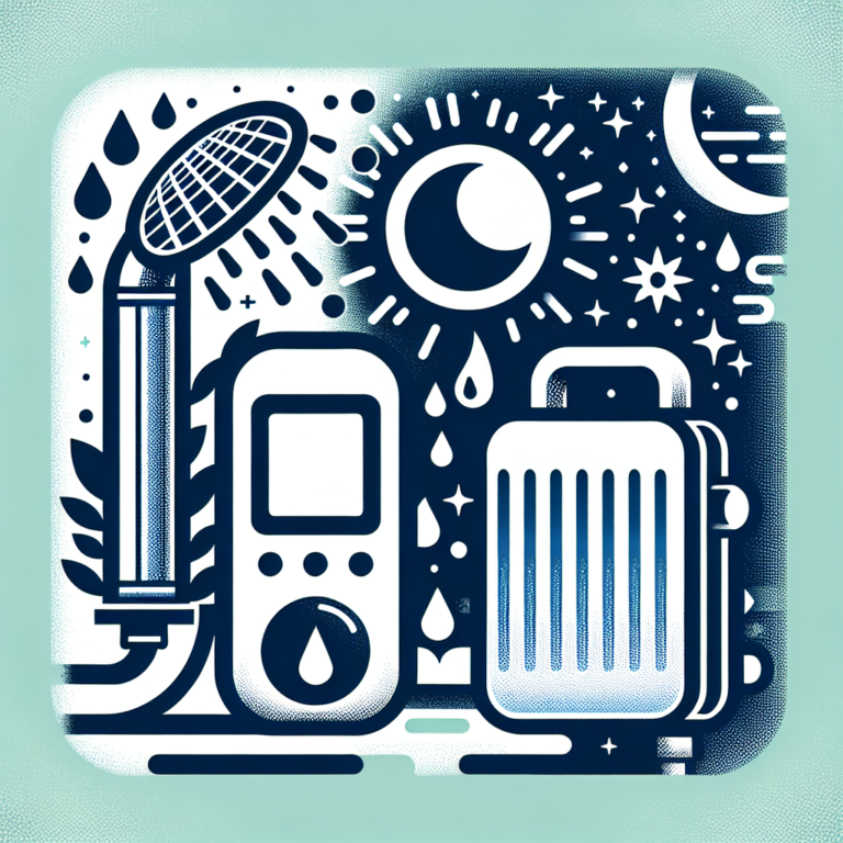 guide to solar showers and portable heaters