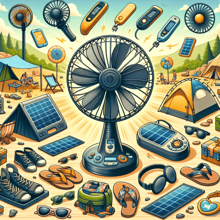 top solar camping fans for summer trips