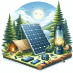 maintaining solar camping gear outdoors