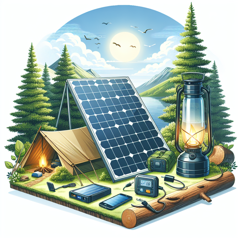 maintaining solar camping gear outdoors
