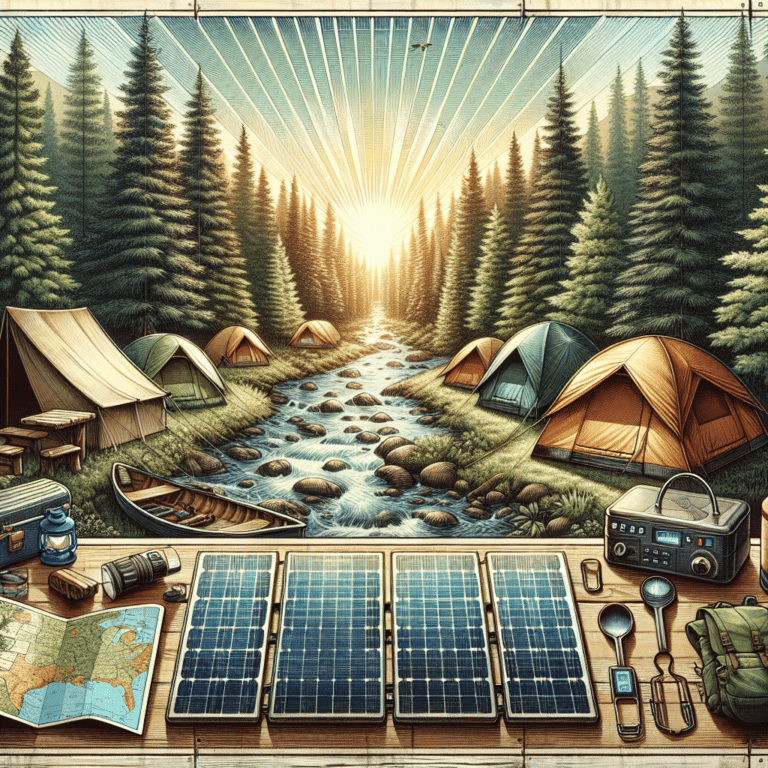 long-term camping guide with solar power