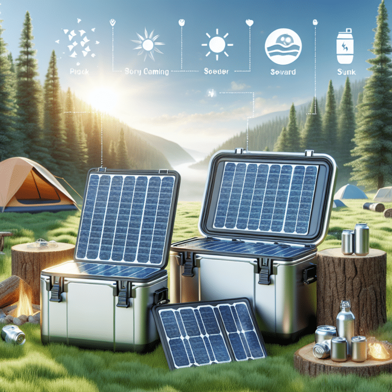 affordable solar powered coolers for camps