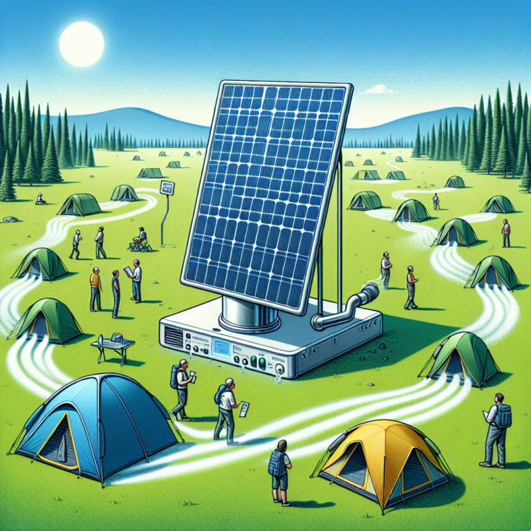 solar powered cooling system guide for campers