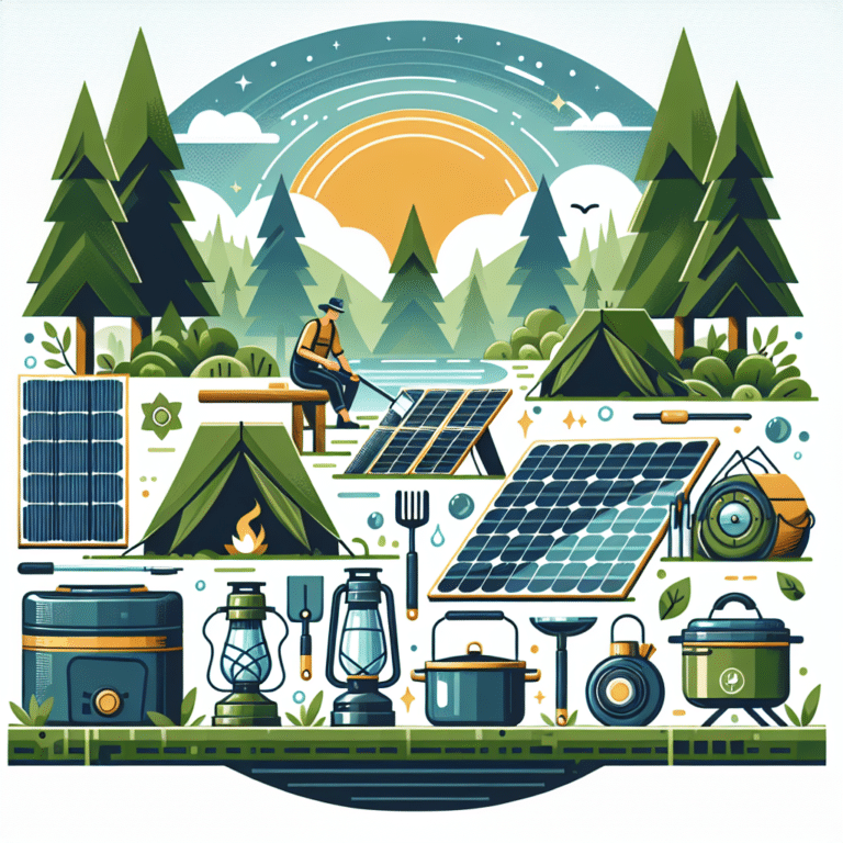 how to maintain solar camping gear outdoors