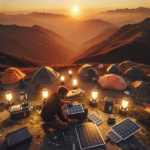 solar gear efficiency tips for mountain camping