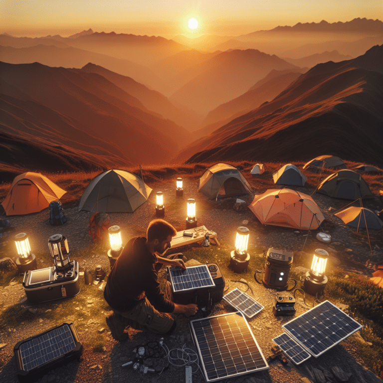 solar gear efficiency tips for mountain camping