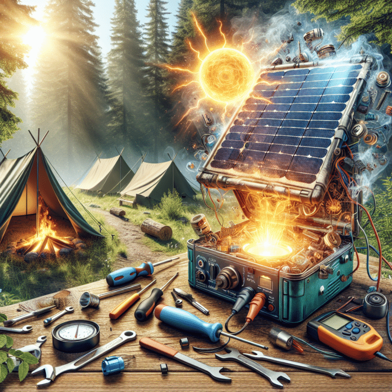 troubleshooting guide for solar camping gadgets