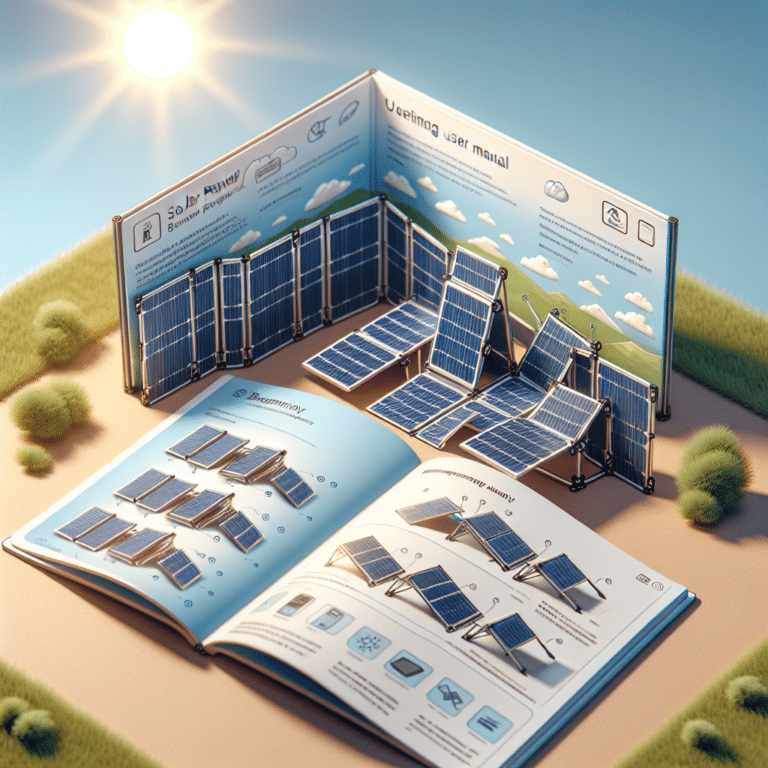 foldable solar panel setup guide for beginners